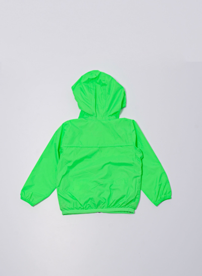 Shop K-way Jacket Jacket In Verde Fluo