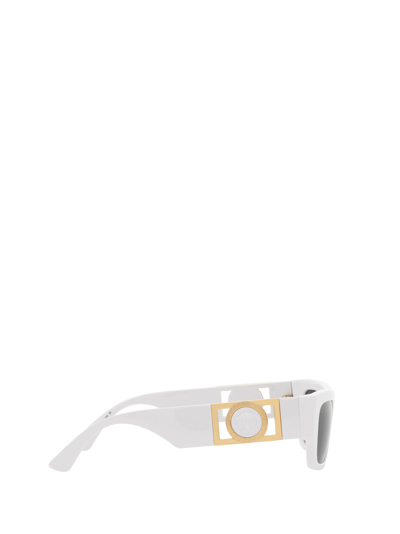 Shop Versace Ve4416u White Sunglasses