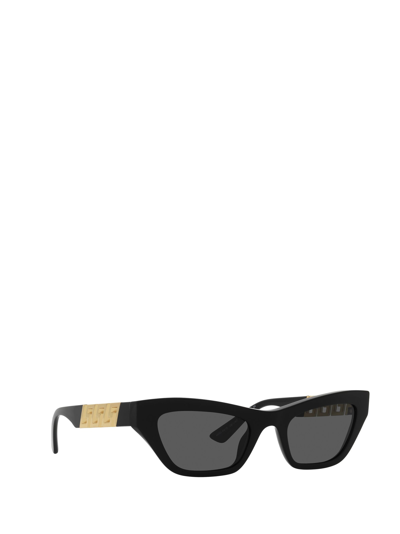 Shop Versace Ve4419 Black Sunglasses