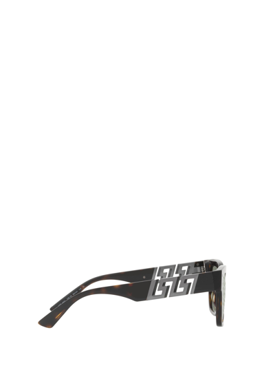 Shop Versace Ve4421 Havana Sunglasses