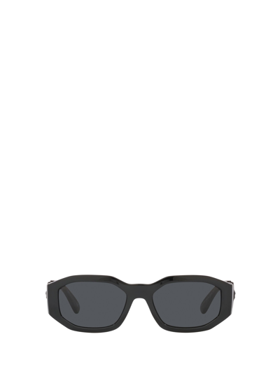 Shop Versace Ve4361 Black Sunglasses