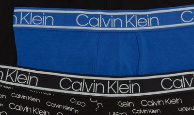 Shop Calvin Klein Boxer Briefs In 0i4 Blk/llb/bri