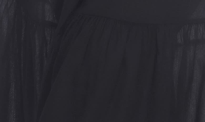 Boho Me Ruffle Popover Strapless Jumpsuit In Black
