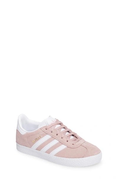 Shop Adidas Originals Gazelle Sneaker In Icy Pink/ White/ Gold