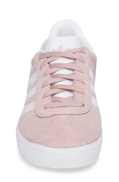 Shop Adidas Originals Gazelle Sneaker In Icy Pink/ White/ Gold