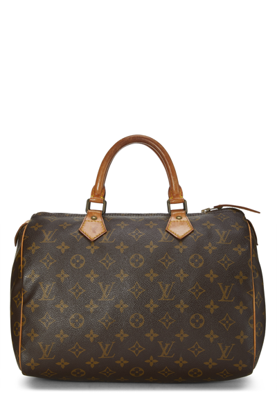 Pre-owned Louis Vuitton Monogram Canvas Speedy 30