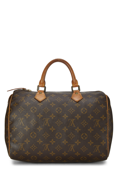 Pre-owned Louis Vuitton Monogram Canvas Speedy 30