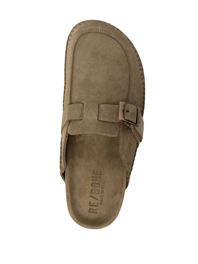 Re/done '70s Moc Slides In Grey