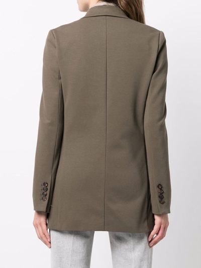 Brunello Cucinelli Tailored-cut Single-breasted Blazer In Green