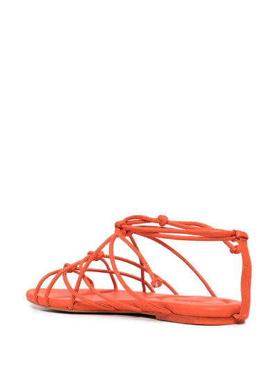 Shop Vince Kenna Strappy Sandals In Orange