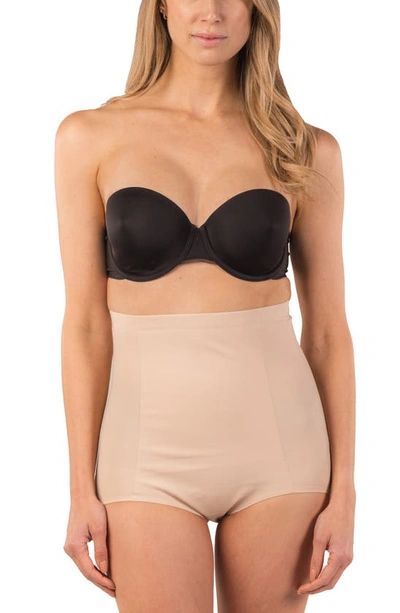 Shop Body Beautiful High Waist Shaper Panties In Nude