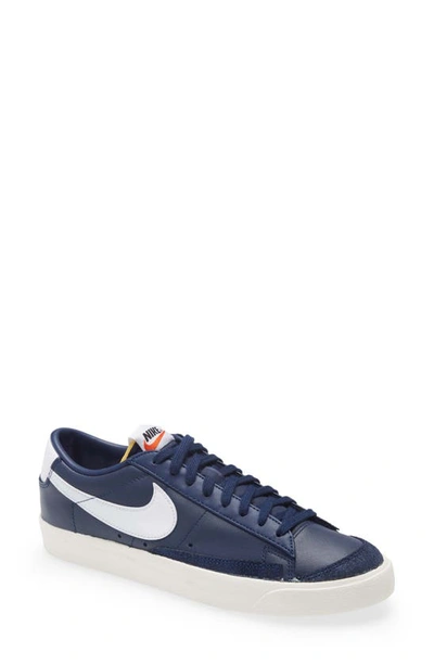 Shop Nike Blazer Low '77 Sneaker In Blue/ White/ White