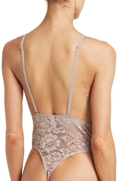 Wishlist Lace Bodysuit In Cocoa