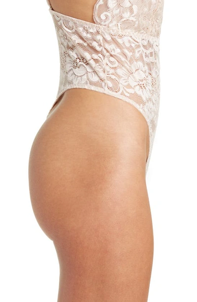Wishlist Lace Bodysuit In Blush