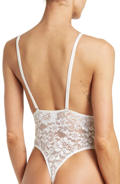 Shop Wishlist Lace Bodysuit In Ivory