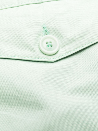 Shop Ami Alexandre Mattiussi Men's Green Cotton Pants