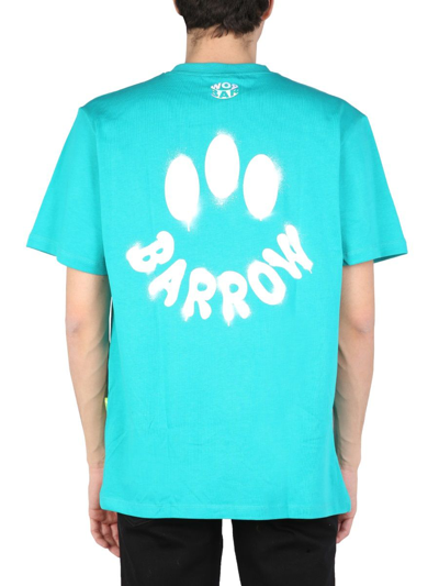 Shop Barrow Men's Green Other Materials T-shirt