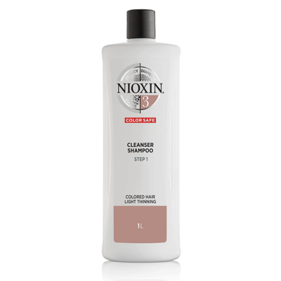 Shop Nioxin System 3 Cleanser Shampoo For Color Treated Hair With Light Thinning 33.8 oz
