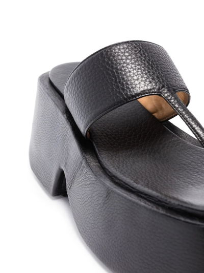 Marsèll Flatform Thong Sandals In Black
