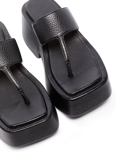 Marsèll Flatform Thong Sandals In Black