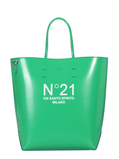 Shop N°21 Small Shopping Bag In Green