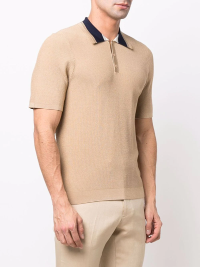 SANDRO MILO KNITTED POLO SHIRT 