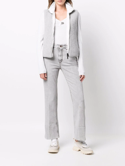 Brunello Cucinelli Chain-trim Detail Sweatshirt In C159 White