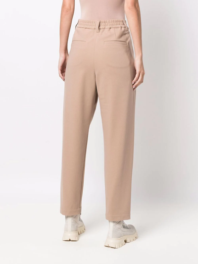Brunello Cucinelli Straight Leg Trousers In Neutrals