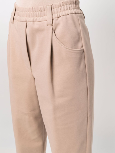 Brunello Cucinelli Straight Leg Trousers In Neutrals