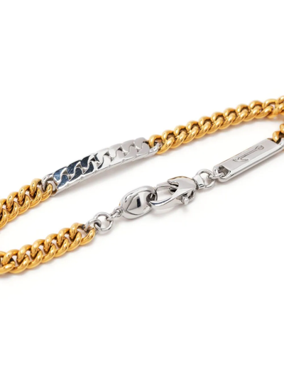 Shop Capsule Eleven Two-tone Chain-link Bracelet In Gold