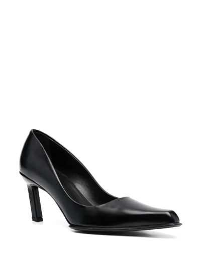 Raf Simons Pump With Squared Nose Black In Schwarz