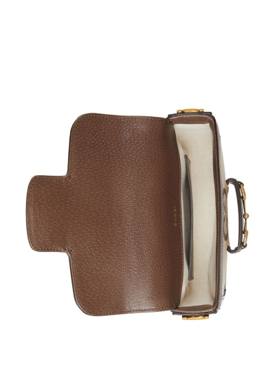 Shop Gucci Horsebit 1955 Jumbo Gg Bag In Brown