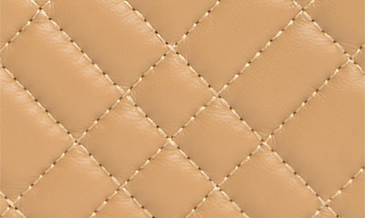 Shop Kurt Geiger Quilted Leather Zip Around Wallet In Light Pastel/ Brown