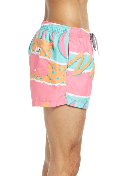 Shop Boardies Print Swim Trunks In Multi