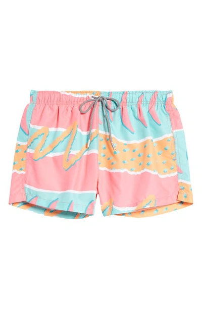 Shop Boardies Print Swim Trunks In Multi