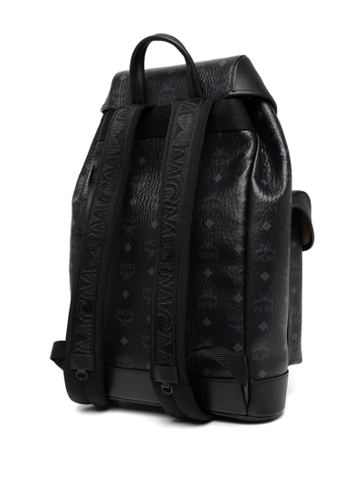 Shop Mcm Medium Brandenburg Backpack In Black