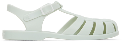 Shop Tiny Cottons Kids Green Jelly Sandals In J23 Pistacchio