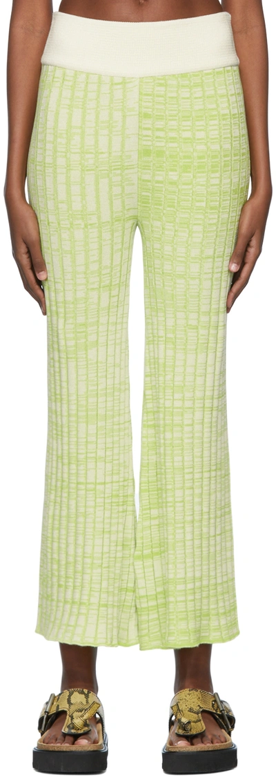 Valentine Witmeur Lab Green Viscose Trousers In Green