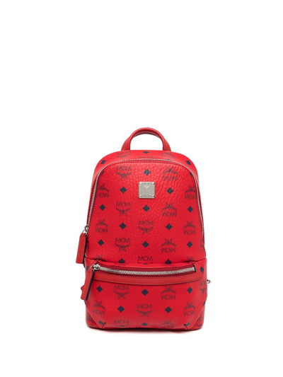 Shop Mcm Small Klassik Sling Bag In Red