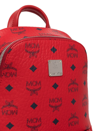 Shop Mcm Small Klassik Sling Bag In Red