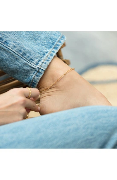Monica Vinader Gold Plated Vermeil Silver Alta Textured Chain Bracelet In Yellow Gold