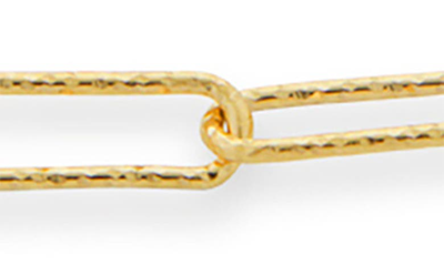 Monica Vinader Gold Plated Vermeil Silver Alta Textured Chain Bracelet In Yellow Gold