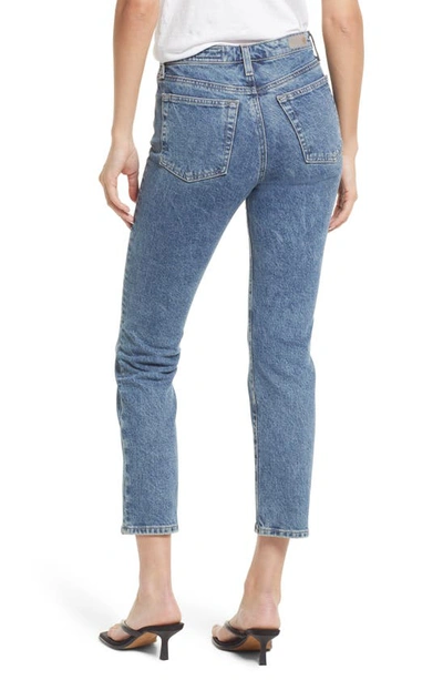 Ag Isabelle High Waist Ankle Straight Leg Jeans In Hybrid