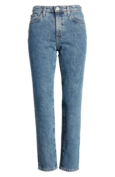 Ag Isabelle High Waist Ankle Straight Leg Jeans In Hybrid