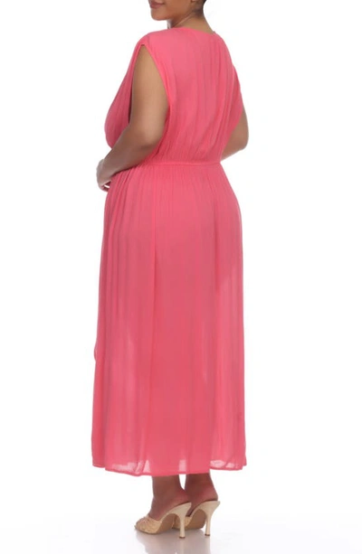 Shop Boho Me Maxi Cover Up Dress In Watermelon