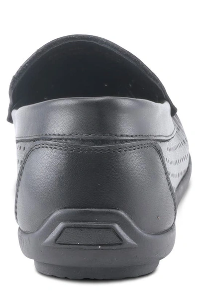 Spring Step Crispin Leather Loafer In Black