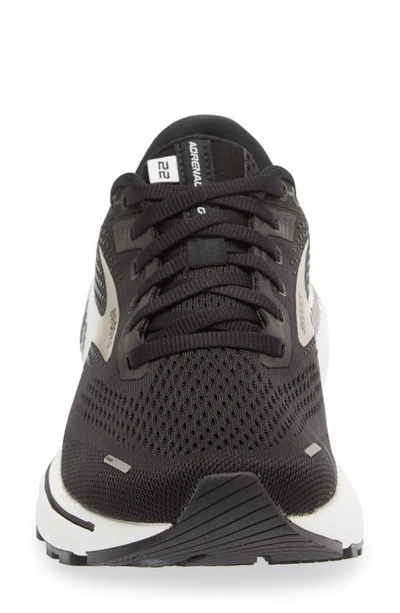 Shop Brooks Adrenaline Gts 22 Sneaker In Black/ Silver/ Anthracite