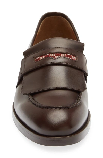 Shop Armando Cabral Bissau Penny Loafer In Cognac