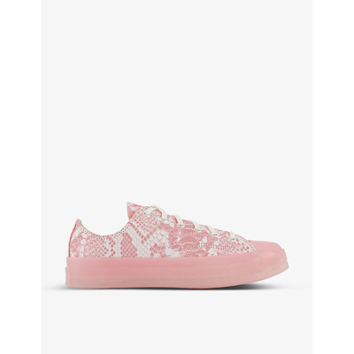 Shop Converse Men's Golf Wang Pink Dogwood V Golf Wang Ox 70's Low-top Leather Trainers
