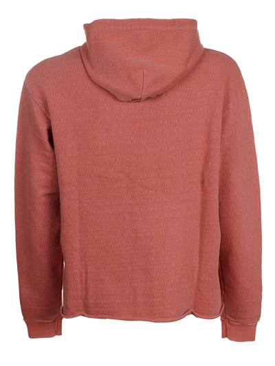 John Elliott Raw-edge Jacquard Terry Hoodie In 0743